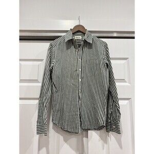 Taylor Stitch Mens 38 S Green Gingham Check Button Up The Jack Shirt Cotton USA